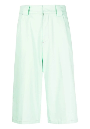 RASSVET pressed-crease four-pocket Bermuda shorts - Green