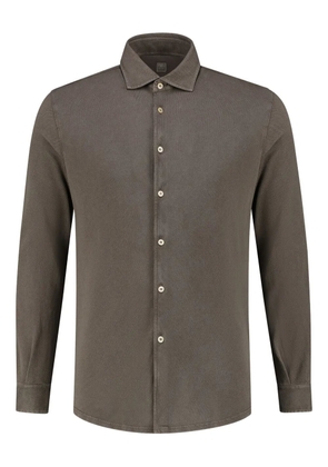 Fedeli long sleeve shirt - Brown
