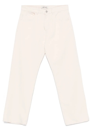 Róhe straight-leg jeans - Neutrals