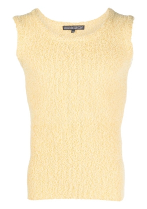 Robyn Lynch textured knit tank top - Yellow