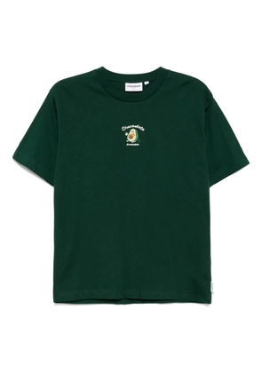 CHOCOOLATE logo-embroidered T-shirt - Green