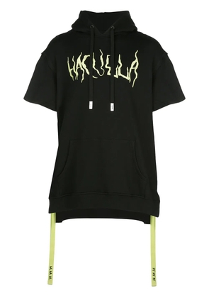 Haculla Masked Pins short sleeved hoodie - Black