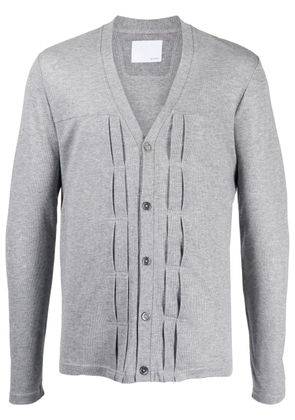 Private Stock The Antoine striped cardigan - Grey