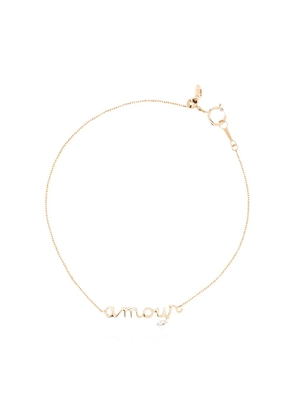 Persée 18kt yellow gold diamond Amour bracelet