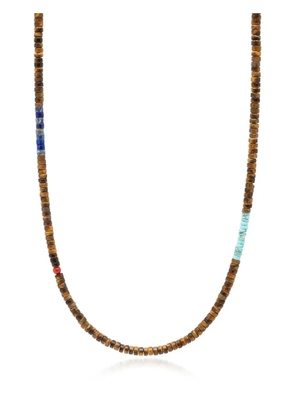 Nialaya Jewelry Heishi bead-chain necklace - Brown