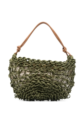 Alienina Aurora woven shoulder bag - Green
