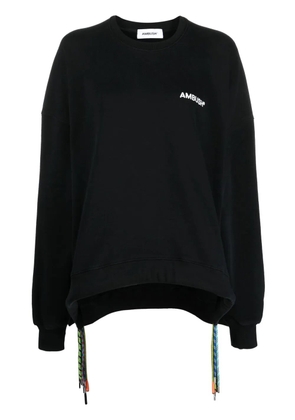 AMBUSH logo-print long-sleeve sweatshirt - Black