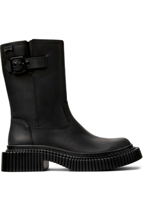 Camper Pix Berlin buckle-fastening leather boots - Black