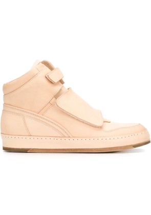 Hender Scheme hook & loop strap hi-top sneakers - Pink