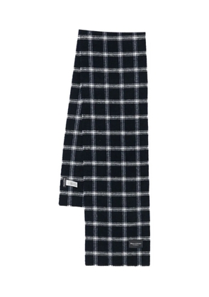 Marc O'Polo checked-pattern scarf - Blue