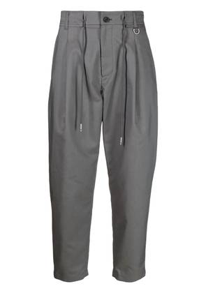 SONGZIO mid-rise pleated trousers - Grey