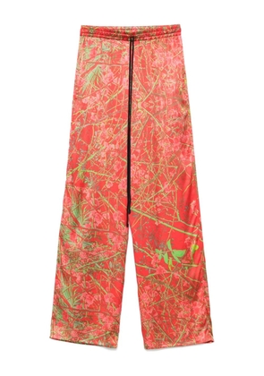 Barbara Bologna printed trousers - Red