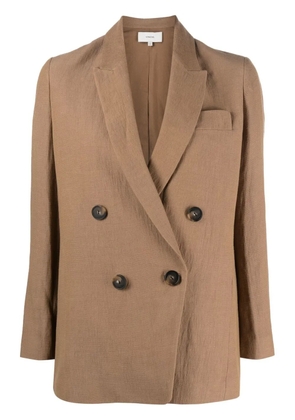 Vince double-breasted blazer - Brown