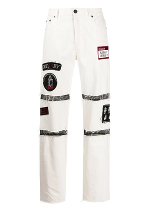Haculla Eternal Salvation straight-leg jeans - White