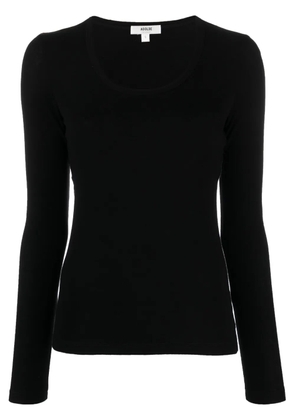 AGOLDE scoop-neck lyocell-blend jumper - Black
