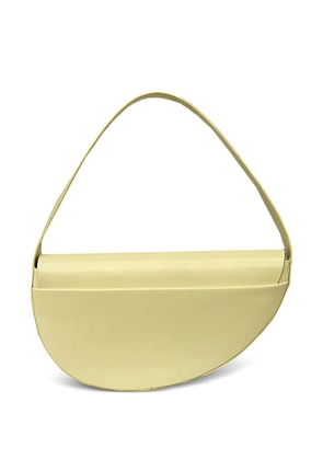 Low Classic Flow half-moon leather shoulder bag - Yellow