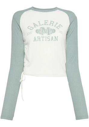 Musium Div. logo long sleeve T-shirt - White