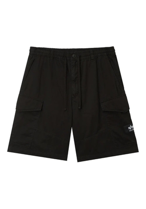 izzue cotton bermuda shorts - Black