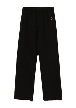 We11done piercing sweatpants - Black