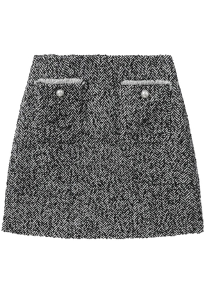 BAPY BY *A BATHING APE® houndstooth miniskirt - Grey
