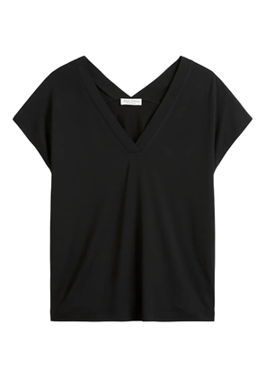 Marc O'Polo V-neck cap-sleeves top - Black