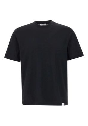DIKTAT side-slit crew-neck t-shirt - Black