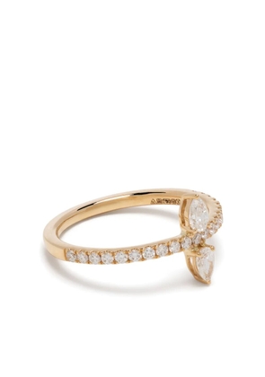 Persée 18kt yellow gold Duo Héra diamond ring