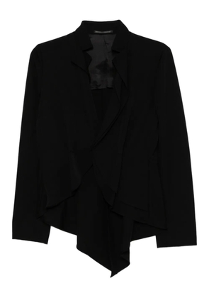 Yohji Yamamoto Gabardine Tuck D jacket - Black