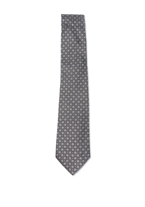 Canali patterned tie - Grey