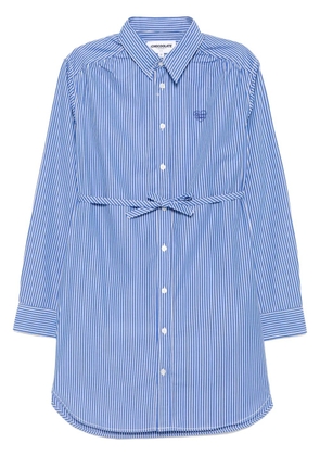 CHOCOOLATE striped shirt dress - Blue