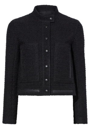 Proenza Schouler Alice press-stud tweed jacket - Black