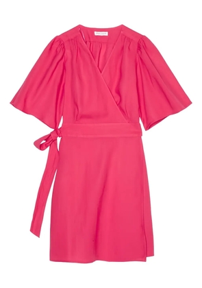 Marc O'Polo flutter-sleeved wrap dress - Pink