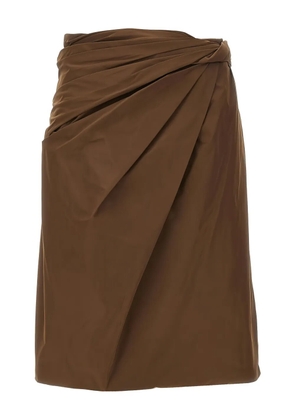 Bally draped skirt - Brown