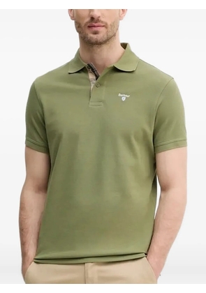 Barbour embroidered-logo polo shirt - Green