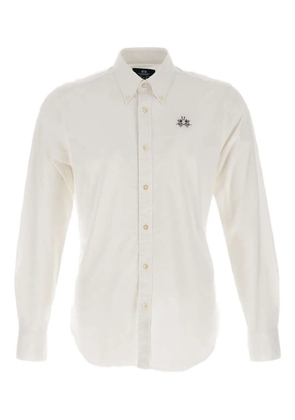La Martina button-down embroidered shirt - White