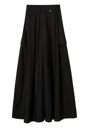 TWINSET pleated poplin skirt - Black