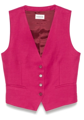P.A.R.O.S.H. V-neck waistcoat - Pink