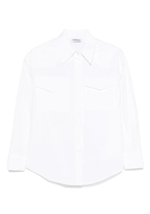 DONDUP embroidered shirt - White