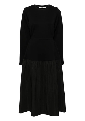 b+ab two-tone midi dress - Black