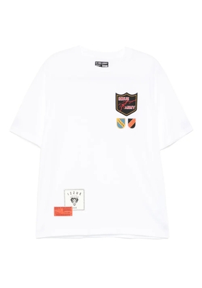 izzue logo-printed t-shirt - White