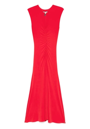 NISSA ruched maxi dress - Red