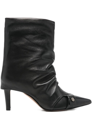 The Seller ruched ankle boots - Black