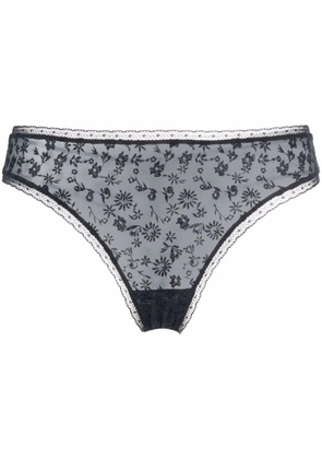 ERES sincere floral thong - Blue