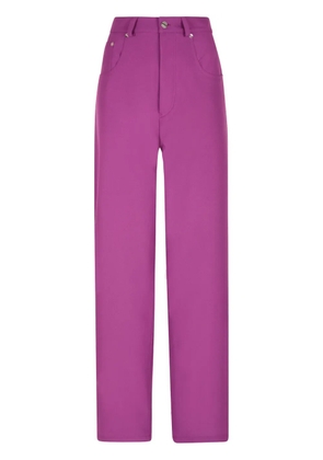 Bally straight-leg high-waist trousers - Purple
