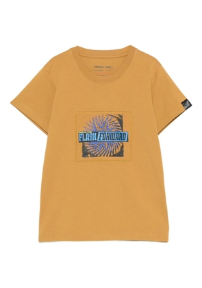 Martine Rose Shrunken graphic-print T-shirt - Brown