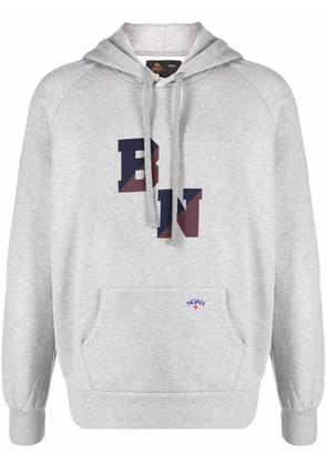 Baracuta x Noah fleece long-sleeve hoodie - Grey