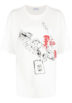 Ih Nom Uh Nit graphic-print short-sleeve T-shirt - White