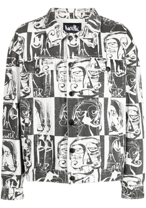 Haculla This Is Chess denim jacket - Black