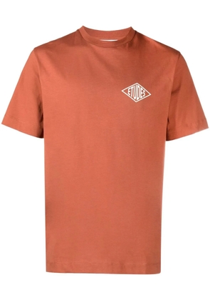 Études Studio logo-print organic cotton T-shirt - Brown