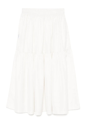 CHOCOOLATE drawstring skirt - White